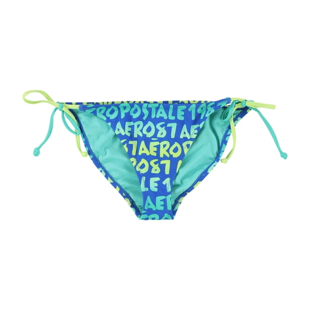 Aeropostale Mujeres Tops & Bottoms Mix N Match Bikini, Verde, X-Small