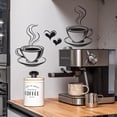 thumbnail image 5 of Removable Peel and Stick Wall decal, Black Wall decor with Coffee & Heart Motifs, Vinyl Construction, Wall Art for Kitchen, Coffee Bar Wall decor, Heart decorations for Home, Home, 5 of 8