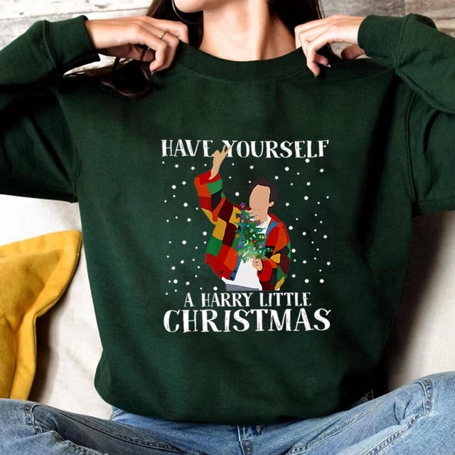 Have Yourself A Harry Little Christmas Sudadera Sudadera de Navidad Camisa de Navidad Love on Tour Camisetas Regalos de Navidad Sudaderas casuales