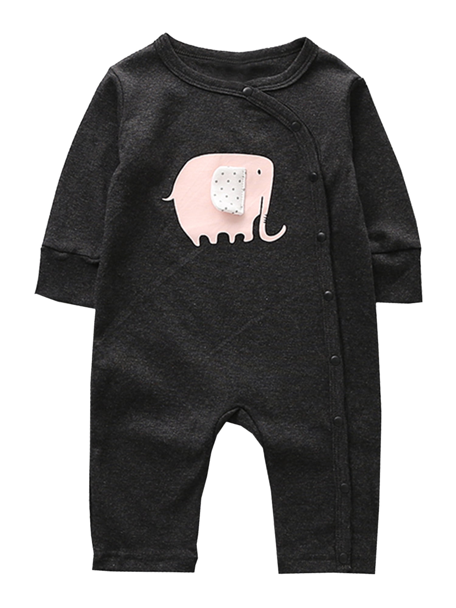 3-24M Details about   StylesILove Infant Toddler Baby Boy Deer Print Grey Cotton Hooded Romper 