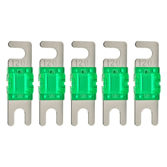 High-quality Nickel Plated 120A Amp Mini ANL Fuse (5 pack)