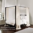 thumbnail image 4 of Sheer Ivory Canopy Bed Scarf by Royale Linens, 4 of 4
