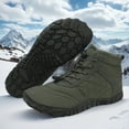 thumbnail image 4 of Botines Invierno Informales Botas Nieve Descalzas Antideslizantes Térmicas para Viajes Al Aire Libre, 4 of 9