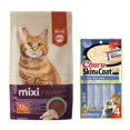 thumbnail image 1 of Mixi Prime 3 Kg + Churu Skin & Coat Atún Snack 4 tubos de 14g, 1 of 3