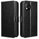 thumbnail image 1 of For ZTE Blade A35 Lite A35 Core Case Crazy Horse Texture PU Leather Phone Wallet Cover - Black, 1 of 5