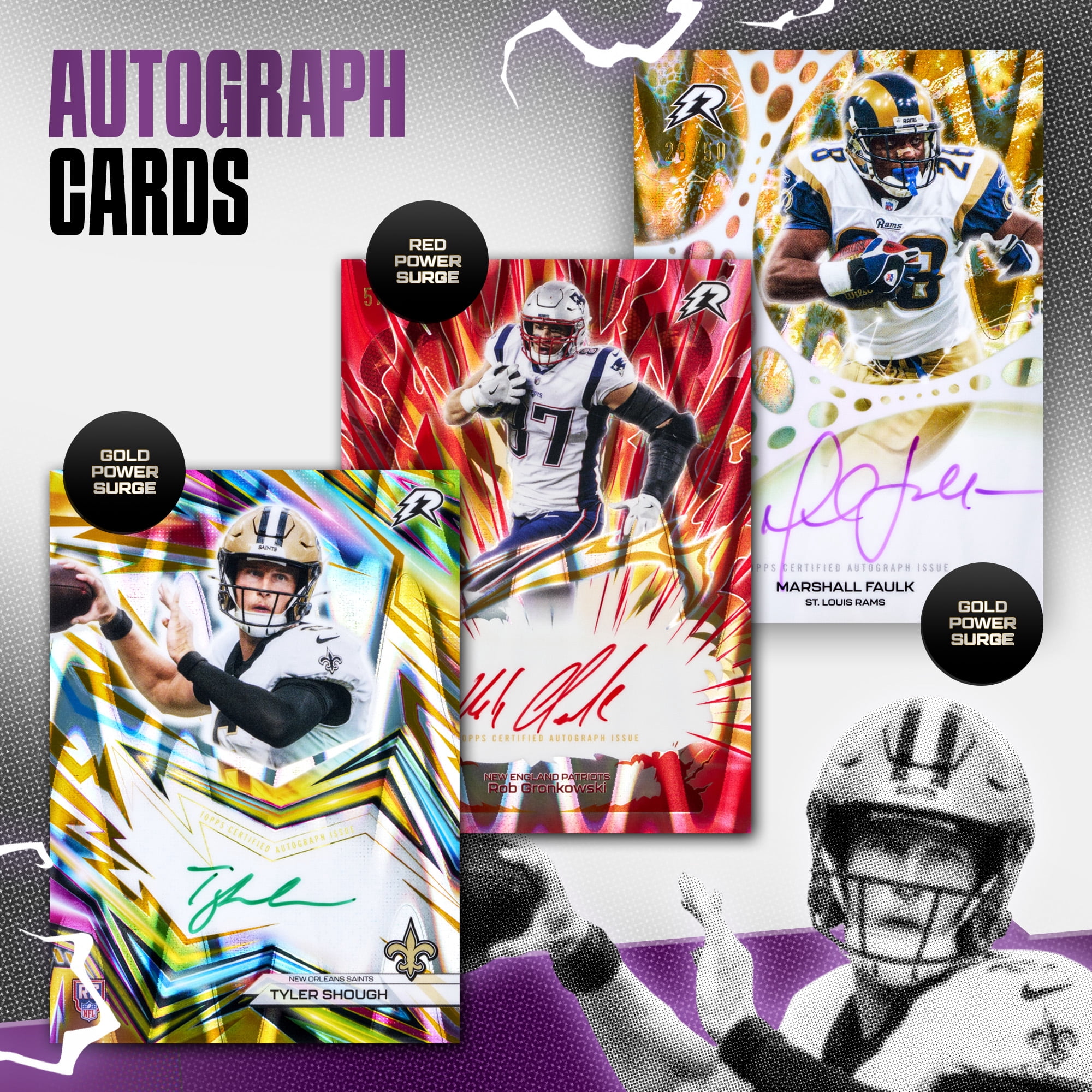 2025 Topps Resurgence Football Trading Cards Mega Box