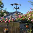 thumbnail image 2 of Veletas Farm Stainless Weather Vane Wind Direction Indicator, Yard Roofs Measuring Tools , Coche Magideal Veletas, 2 of 7