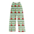 thumbnail image 4 of Girl Boy Plaid Pants Drawstring Cute Loose Bottom Trousers, 4 of 5
