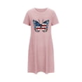 thumbnail image 5 of WJHWSX Womens Nightgown,Nightgowns for Women,Easy Care,Soft,Printed,Pink,L(US:8), 5 of 7
