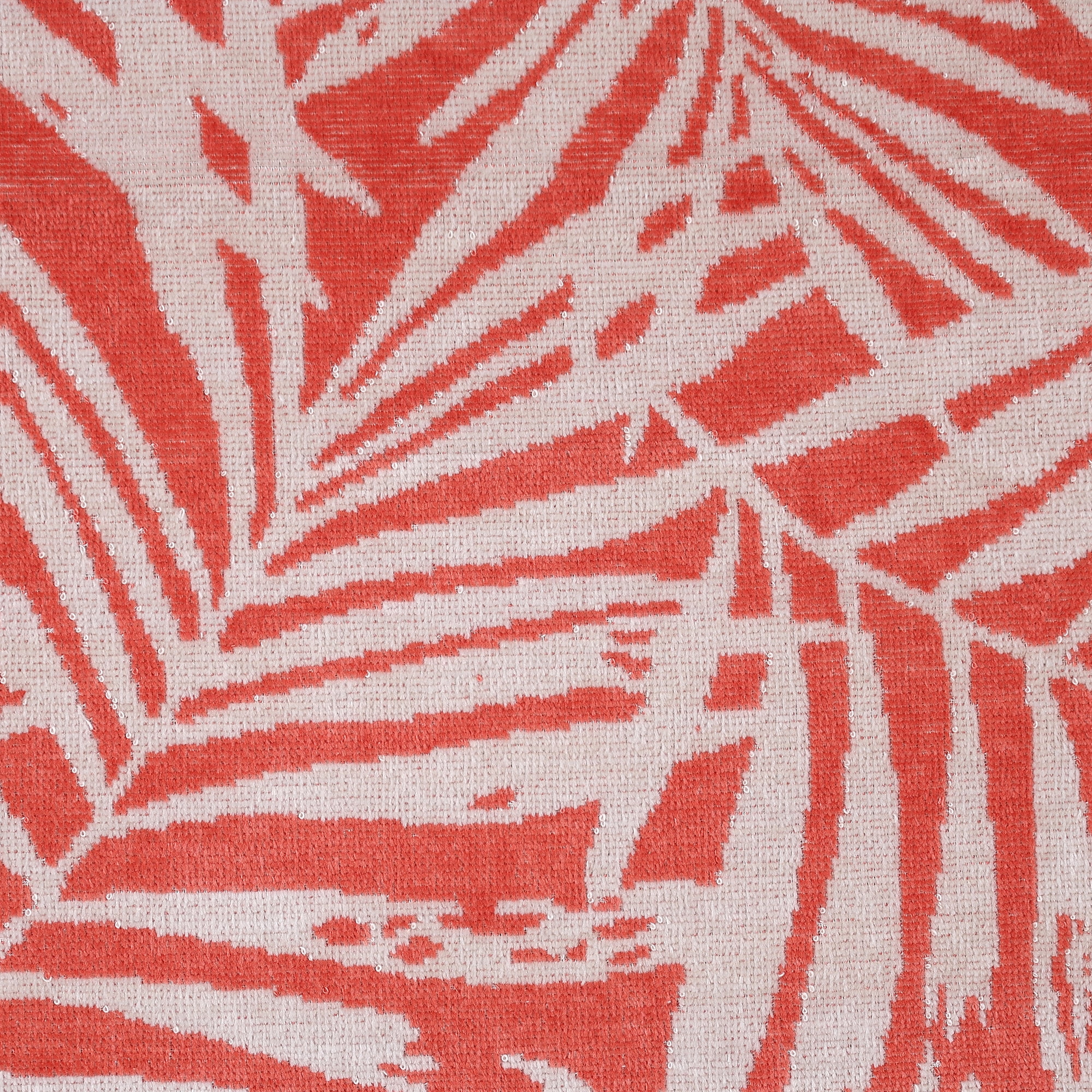 Mainstays Oversized Cotton Blend Blend Beach Towel, 36 x 72 in, Red Palm