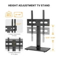 PERLESMITH Universal Swivel TV Stand for 3260" TVHeight Adjustable