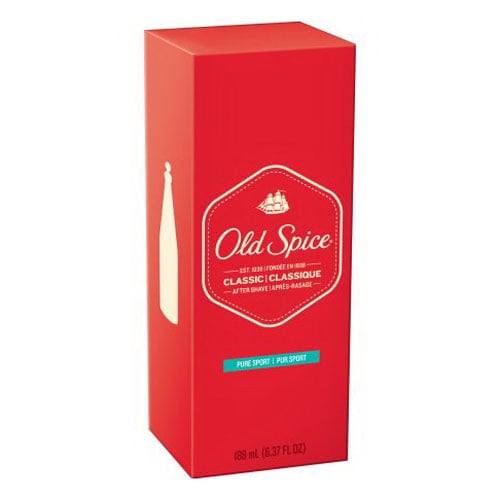 Old Spice After Shave Lotion, Pure Sport Splash 6.375 Oz, 6 Pack