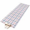 thumbnail image 2 of Hallway Runner Rug 2x6 Ft, Abstract Plaid, Non Slip Area Rugs for Entryway, Minimalistic Multi Colors Country Rustic Plaid Washable Low Pile Accent Carpet for Indoor Corridor Laundry Kitchen Bedside, 2 of 9
