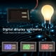 thumbnail image 5 of Voltímetro digital para automóvil DC 8-40V + medidor adaptador cargador USB dual (rojo), 5 of 9