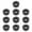 10pcs, variant on koolsoo Table Soccer Decor Foosball Table Replacement for Party Sports Gifts 8pcs