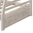 thumbnail image 4 of Furniture of America Luke Wood White Twin/Full Kids Bunk Bed with Drawers, 4 of 4