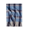 thumbnail image 3 of Clearance! Baberdicy Women's Autumn and Winter Colorful Plaid Shawl Thickening Warm Fringe Scarf Scarf Blue, 3 of 9