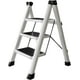 thumbnail image 1 of Escalera Plegable Multifuncional Bluelander, Tipo Tijera 3 Peldaños, Antideslizante, Blanco, 1 of 5