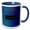Blue/White, variant on 3drose, Blue Abstract Welcome, 11oz Mug