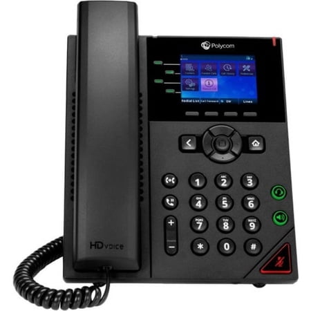 UPC: 0610807887454 | Poly 250 IP Phone – Corded – Corded – Wall Mountable  Desktop