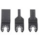 thumbnail image 2 of 3pcs 10/20/34mm Cuchillas de Sierra Oscilantes Estándar Multiusos Herramienta de Corte de PrecisióN Multitool Para Metal Madera PláStico EOTVIA No, 2 of 7