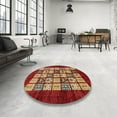 thumbnail image 3 of Ahgly Company Indoor Rectangle Abstract Red Abstract Area Rugs, 2' x 5', 3 of 6