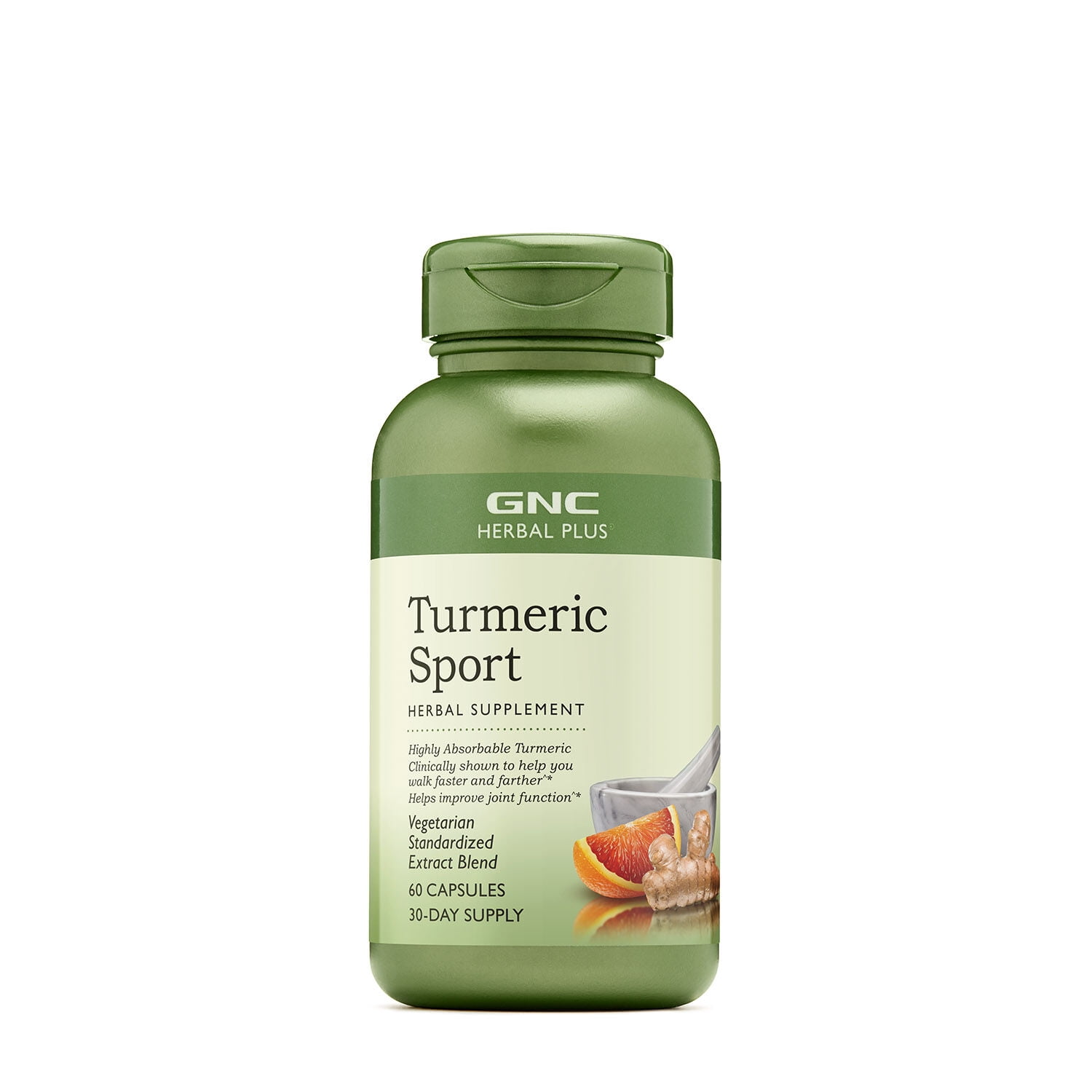GNC Herbal Plus Turmeric Sport, 60 Capsules