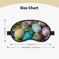 thumbnail image 4 of Salouo Easter Egg1 Pattern Eye Masks, 1-Pack Sleep Mask Eye Cover Washable Sleeping Eyeshade Block Sleep Shade Cover Light Reduces Traveling Gifts, 4 of 7