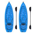 Lifetime Sit On Top Kayak, Lotus 8' Blue, Set of 2