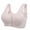 Gray, variant on WREESH Womens Front Closure Bras Push Up Bras Plus Size Bra,Casual Lace Button Shaping Cup Shoulder Strap Underwire Bra Plus Size Extra-Elastic Wirefree Gray