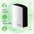 thumbnail image 4 of LP200 HEPA Desktop Purifier with Timer for Cleaner Fresher Home – 2-Stage Filtration Removes Odors Pet Dander Virus Sized Particles Pollen, 4 of 8