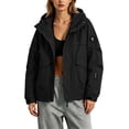 thumbnail image 6 of Plus Size Rain Jackets for Women Waterproof Loose And Hooded Windproof Outdoor Mountaineering Water- Full-zip Parka Casual Jacket, 6 of 8