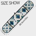 thumbnail image 3 of Yayeee Double Oven Mitt Kitchen Heat Resistant Baking 35" x7" Quilted Glove, Green Geometric Pattern, 3 of 6