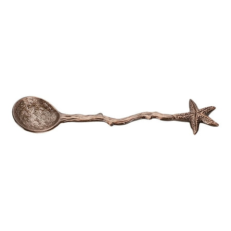 

Coffee Spoon Vintage Hammer Effect Zinc Alloy Dragonfly Star Branch Ice Cream Spoon for Kitchen
