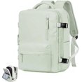 thumbnail image 2 of Bidmanba Mochila, Mochila de Viaje Grande Mochila de Senderismo Impermeable, Mochila para computadora portátil de 15,6 Pulgadas Mochila Universitaria Gris (Verde Menta), 2 of 4