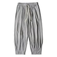 thumbnail image 4 of Zylarhe Casual Pants for Men Men's Wide Leg Harem Pants Casual Pants Girl Jelly Sandal, 4 of 5