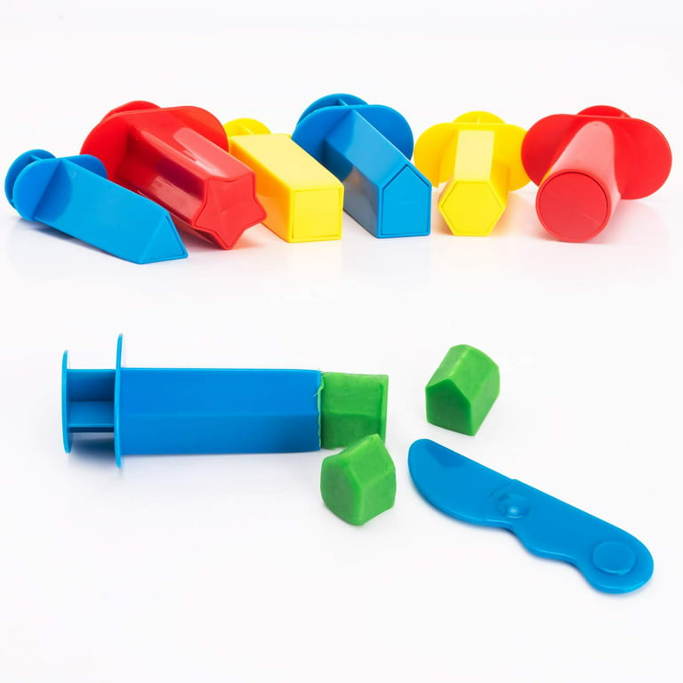 Kilpkonn Play Dough Tools Kit for Kids, 41pcs Dough Accessories Molds, Shape, Scissors, Roller Pin, Playdough Mat with Storage Bag, Party Pack Playset for