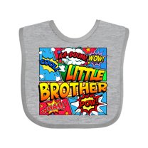 Inktastic Little Brother Comic Book Boys Baby Bib