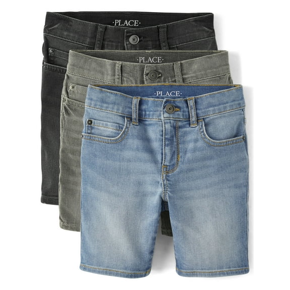 The Children's Place Boys Denim Short, 3-Pack, Sizes 4-16