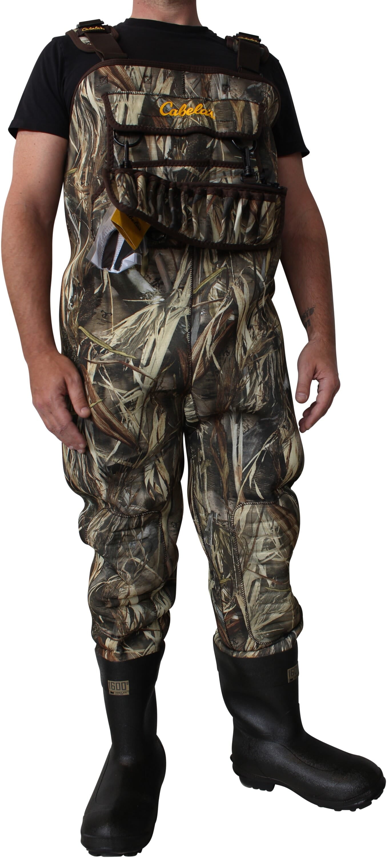Cabelas Supermag Chest Waders Camo 