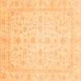 thumbnail image 1 of Ahgly Company Indoor Square Oriental Orange Traditional Area Rugs, 7' Square, 1 of 4