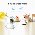 thumbnail image 5 of 360 Degree Monitoring Camera 1080P TUYA Wireless WiFi Baby Monitor 3MP Rotation Smart Home Phone Remote Night Vision Indoor IP Surveillance AI Detect Automatic Tracking Security, 5 of 9