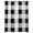 Black, variant on Black White Plaid Kitchen Curtains Spring Farmhouse Buffalo Checkered Cafe Short Curtains for Bathroom Blackout Window Curtain Grommet Small Window Treatment Drapes for Bedroom Living Room 52"x45"x2
