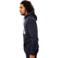 thumbnail image 4 of Crooks & Castles Mens The Snub Text Hoodie Sweatshirt, Blue, X-Large, 4 of 5