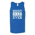 thumbnail image 2 of Wild Bobby, Best Dad Ever Daddy Husband, Father's Day, Men Graphic Tank Top, Royal, Small, 2 of 3