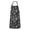 Black Occult Symbol, variant on Black Moon Star Pattern Apron-Garden Aprons for Women with Pockets-Cotton Linen Waterproof Kitchen Cooking Gardening Aprons Adjustable for Kitchen,Cooking,BBQ and Salon 33x27 Inch