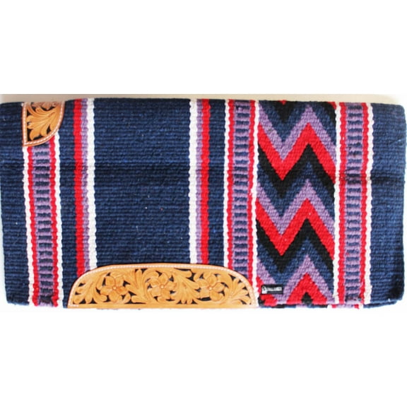 34x36" Horse Western Show Trail Wool SADDLE BLANKET Rodeo Pad Rug TACK 36310C