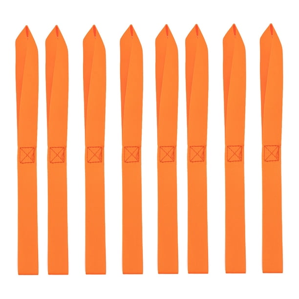 WDOplteas Correa Amarre Suave 8x 13x1 Pulgadas para Asegurar La Motocicleta ATV (naranja)