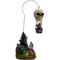 thumbnail image 5 of Animated Skull Balloon Ride  Figurine | Spooky Town Collection Accessories with Multi-Color LED, Motion and Sound | 14.13 Inch, 5 of 14