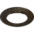 thumbnail image 3 of Ekena Millwork 12 1/4"OD x 7 1/2"ID x 7/8"P Roped Medway Ceiling Medallion (Fits Canopies up to 7 1/2"), Hand-Painted Stone Hearth Crackle, 3 of 6